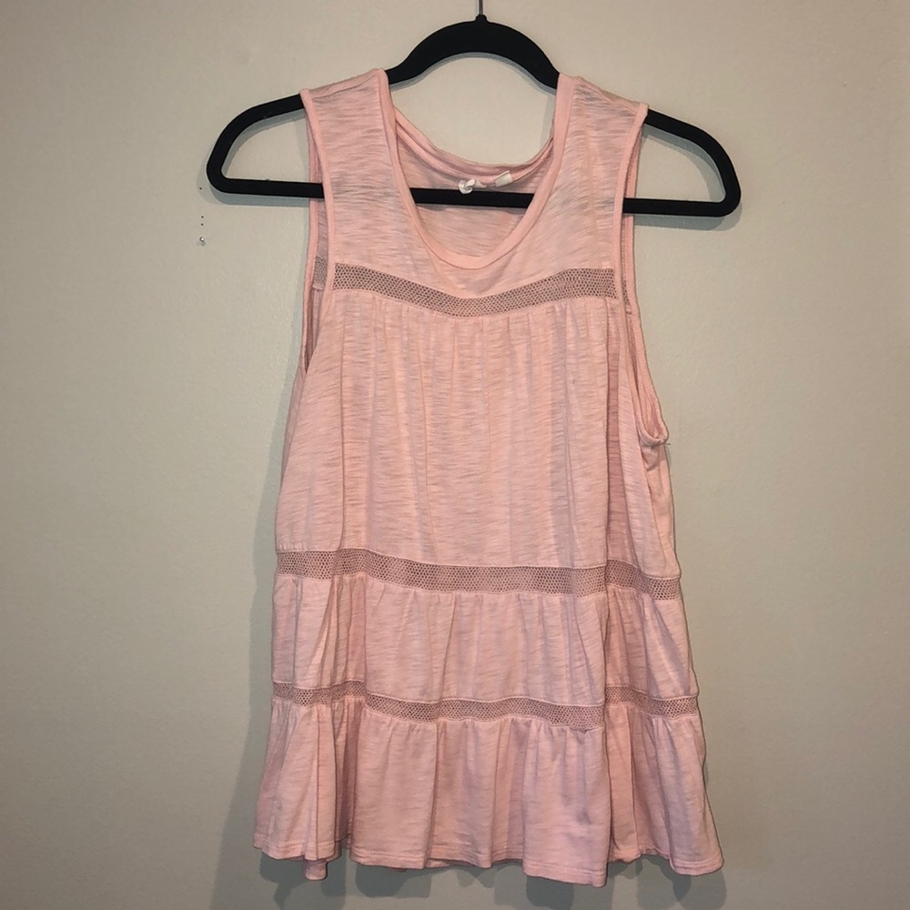 🖤! Gap Pink Tank (med)